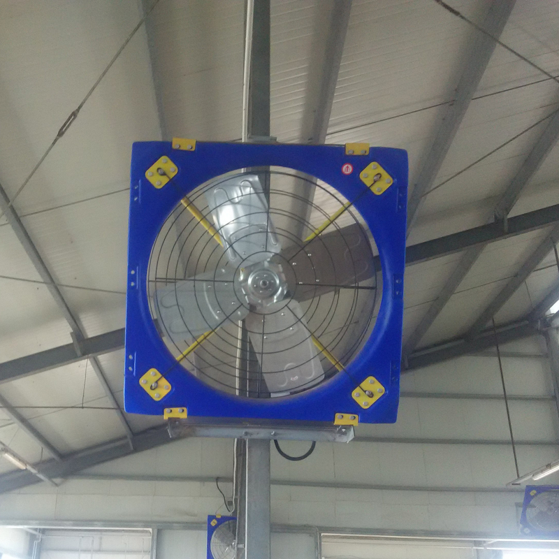 Energooszczędne 410w wentylacje w gospodarstwach drobiowych wentylatory cyrkulacyjne z wysokowytrzymałą ramą PE