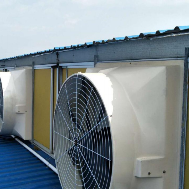 48000m3/h IP55 Wentylatory wydechowe przemysłowe 3φ 380V/50Hz 850W Moc do operacji przepływu powietrza