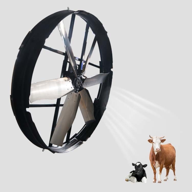 72'' Fan z 120 000 m3/h przepływu powietrza i 2000w dla przekształcania wentylacji rancza