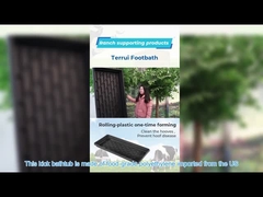 Wytrzymały plastikowy pojemnik do kąpieli dla bydła LLDPE w kolorze brązowym