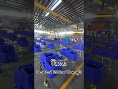 Błękitny automatyczny podlewacz dla zwierząt z przepływem 120 l / 31 gal na minutę i 3 zestawy dysków grzewczych 220V300W