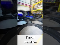 Elektryczny wentylator wydechowy przemysłowy o mocy 2000 W przypuszczalności 345 r/min Prędkość obrotowa 20%-100% regulacja prędkości