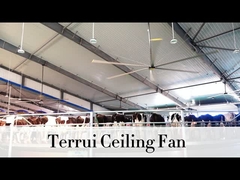 90,53 m3/min Przepływ powietrza Wentilator sufitowy przemysłowy 14300 m3/min Maksymalna moc wyjściowa