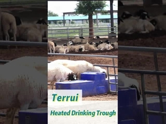 Zbiornik wody dla zwierząt gospodarskich z niebieskiego tworzywa sztucznego 85L odporny na korozję