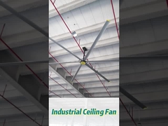 6 sztuk wentylatora sufitowego przemysłowego ze stopu 14300m3/min Przepływ powietrza dla warsztatu IP55