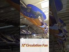 Przemysłowy wentylator z silnym silnikiem 2000w/2,7hp