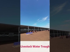 Ciężko działający, odporny na uderzenia, polietylen, krowie żłobek do picia z 1