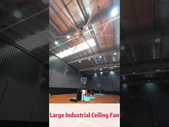 6 sztuk Materiał ze stali stopowej, wentylator sufitowy przemysłowy o powierzchni pokrycia 1400 m2 i niskim poziomie hałasu